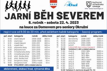 Jarní běh severem